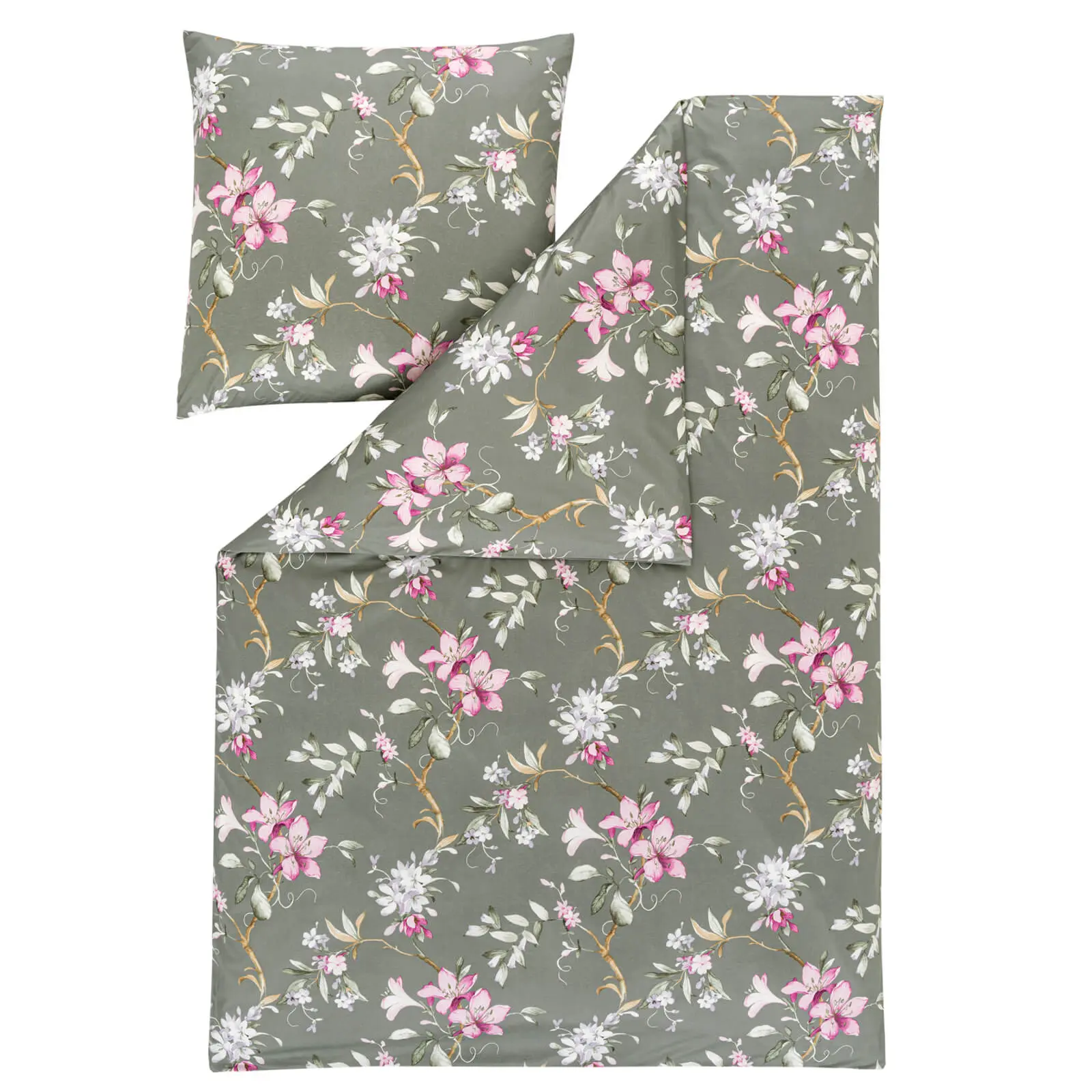 Bettwäsche Lilliana Oliv 6380 540 Detail