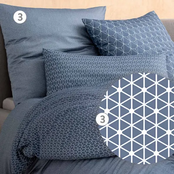 Bettwäsche Romeo Navy 6872 655 Bettwäsche Romeo Navy 6872 655