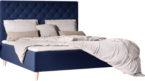 Boxspringbett Dunkelblau500