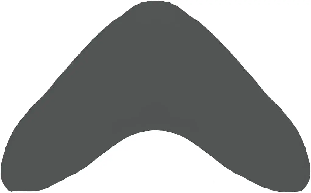 Bumerangkissen im Bezug