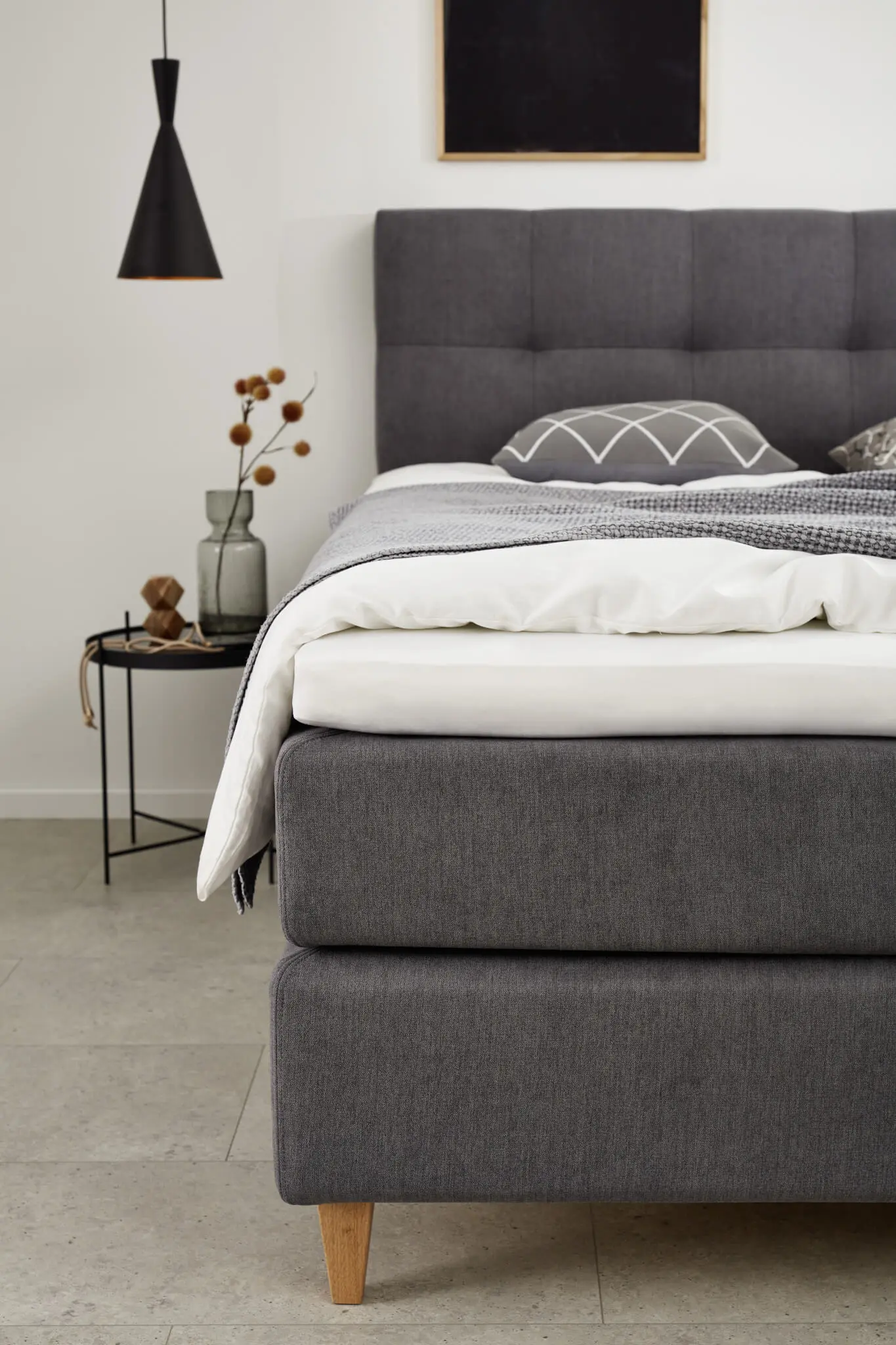 Diamant Kopfteil Boxspring aus Deutschland