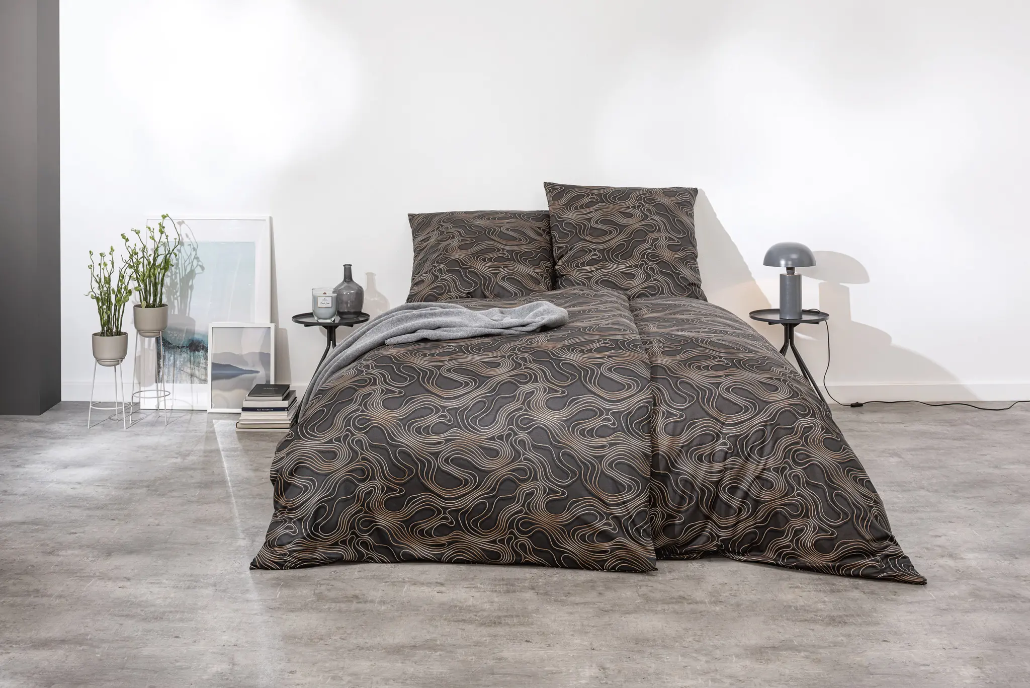 Estella Bettwaesche Marico 6974 920 anthrazit