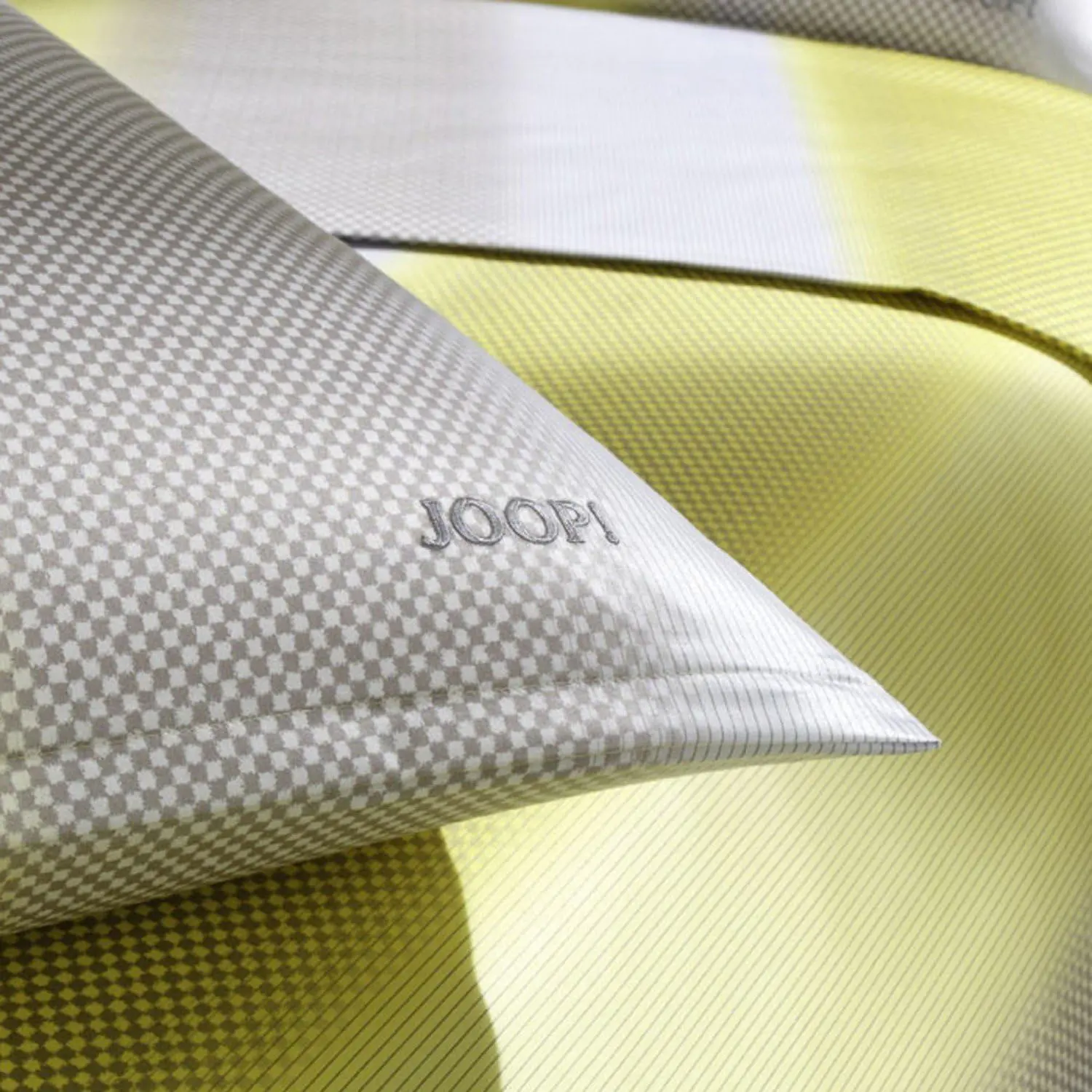 joop bettwäsche Flow pattern 4042 citrin 03 Detail nah
