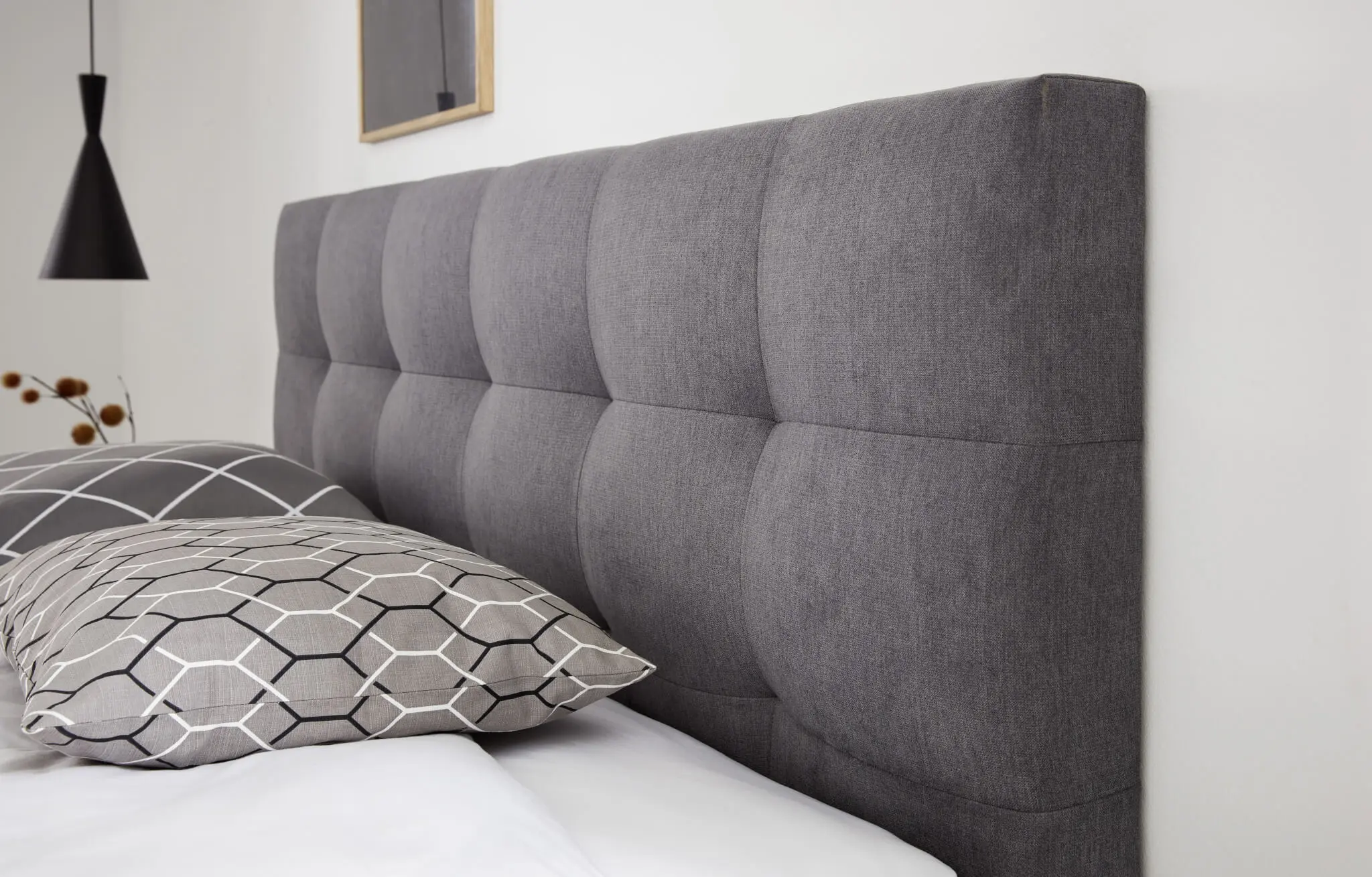 Kopfteil Diamant Boxspring aus Deutschland