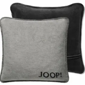 Zierkissen Uni Doubleface grau anthrazit beide Seiten